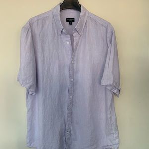 Club Monaco Short-Sleeve Shirt Blue Men’s L